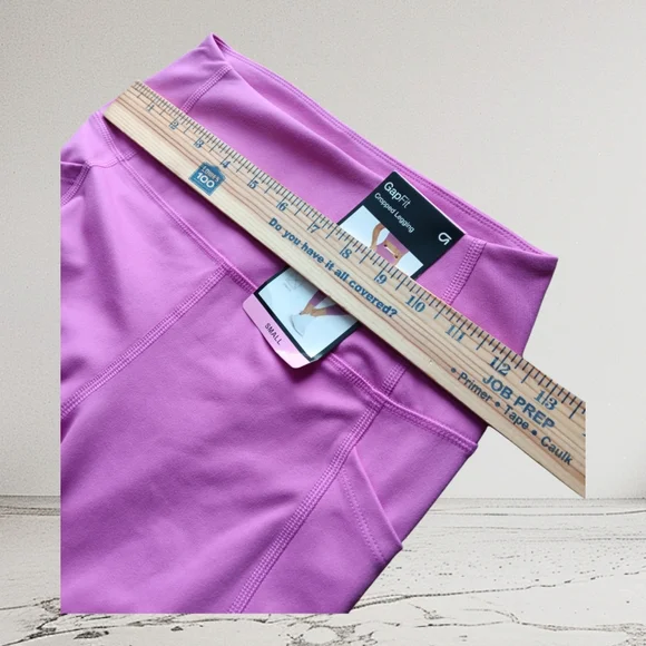 🥰GAP FIT WOMEN'S SIZE SMALL PINK YOGA LEGGINGS PANTS. - Picture 4 of 5
